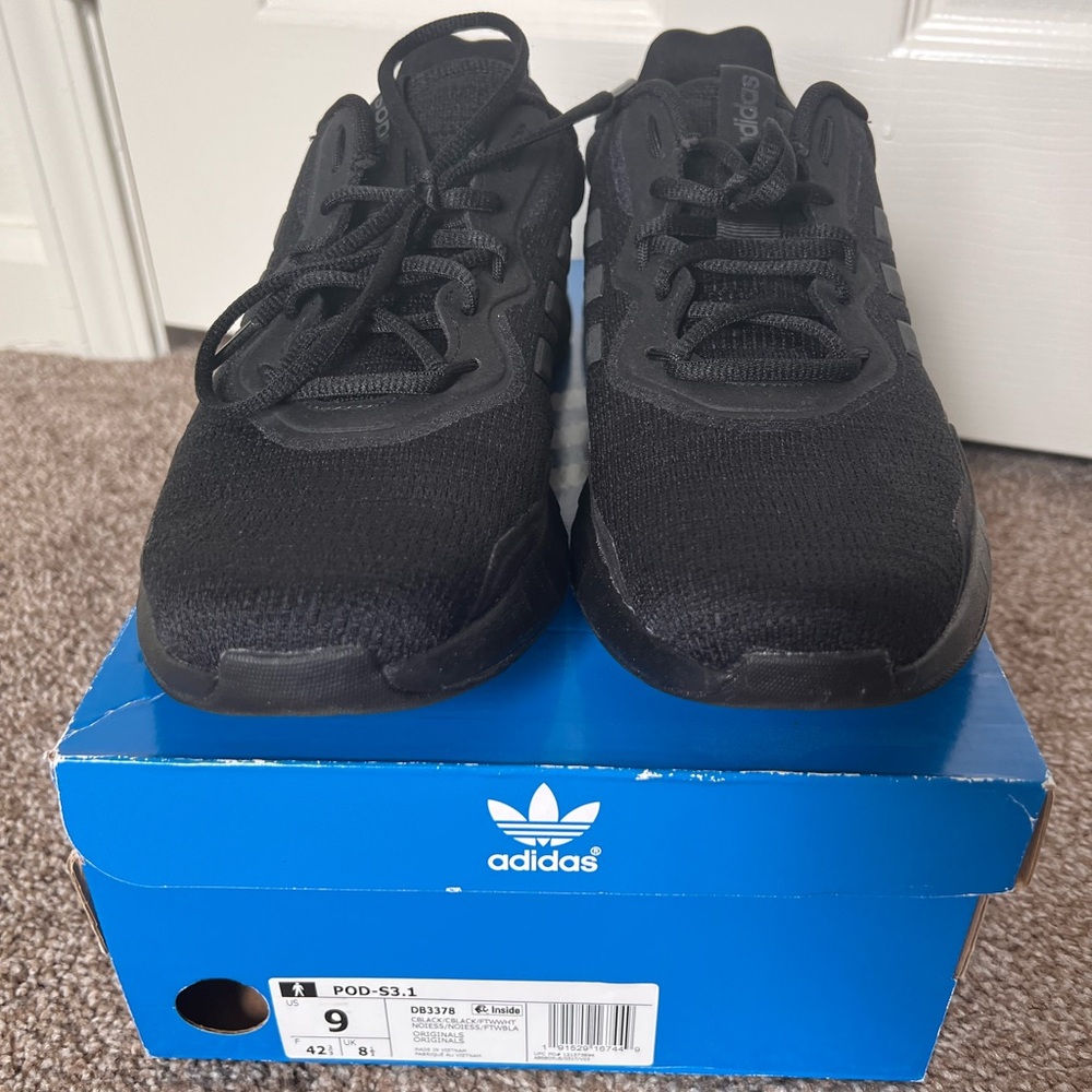 Adidas Men’s POD-S3.1 Black Sneakers